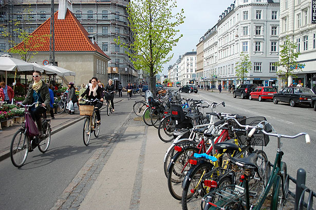 Xe đạp- phương tiện yêu thích của người dân Đan Mạch