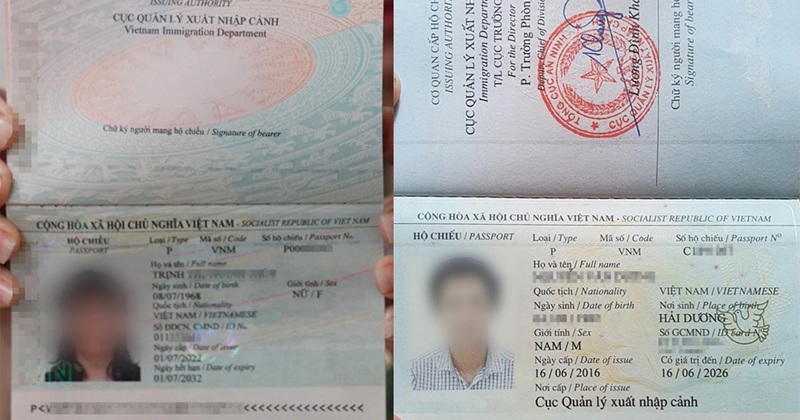 đối tượng làm hộ chiếu đi nước ngoài